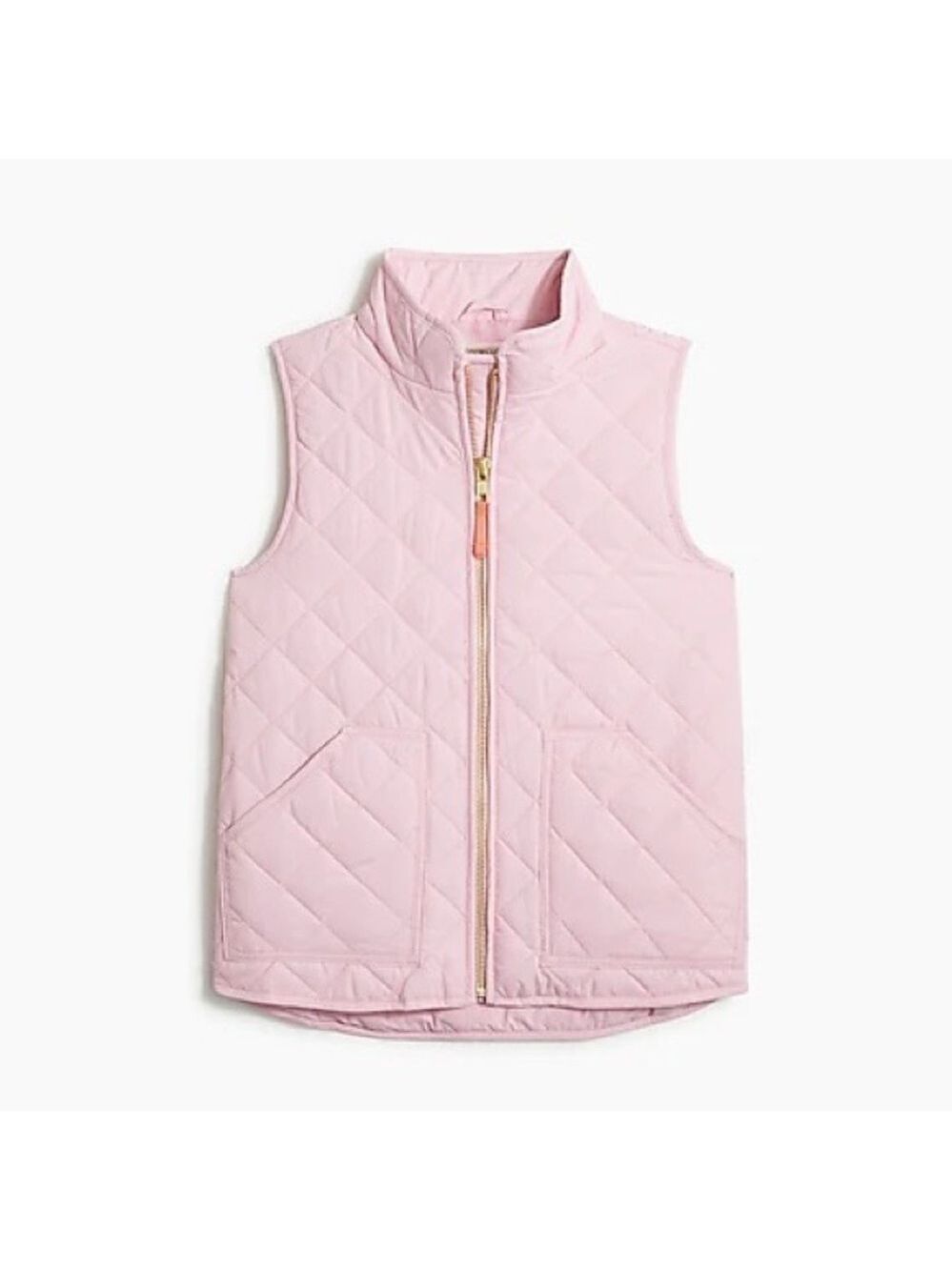 CREWCUTS Girls Light Pink Quilted Vest 12 - Picture 1 of 9